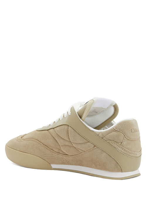 Kick Bej Kadın Süet Sneaker - Görsel 4