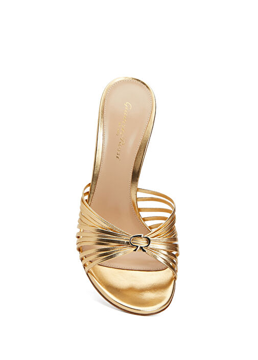 Gold Kadın Deri Terlik - Görsel 5