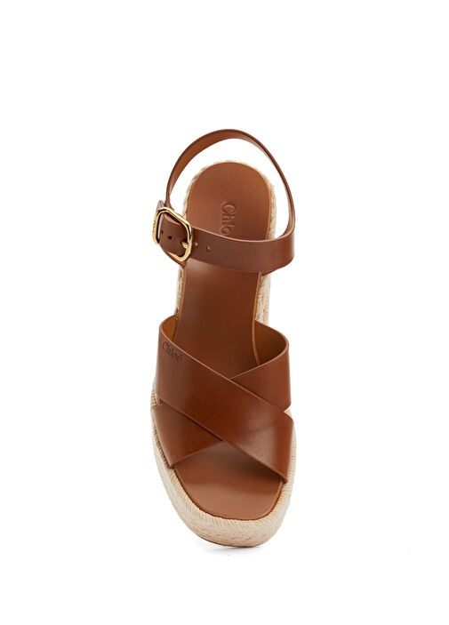 Isla Taba Kadın Deri Espadril - Görsel 5