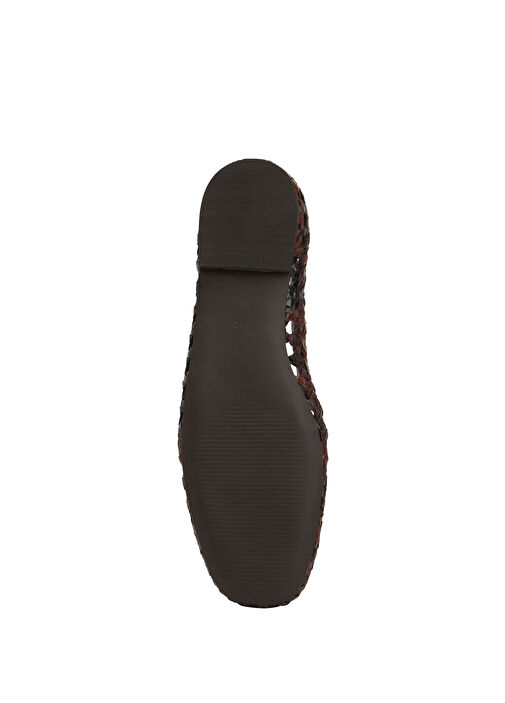 Siyah Kahverengi Deri Babet - Görsel 6