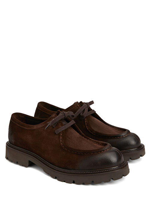 Koyu Kahverengi Erkek Süet Ayakkabı - Görsel 3