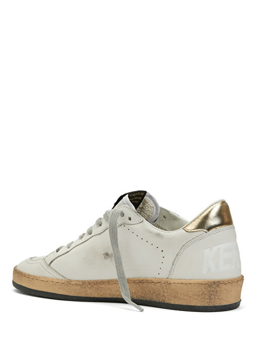 BallStar Beyaz Kadın Deri Sneaker - Görsel 4