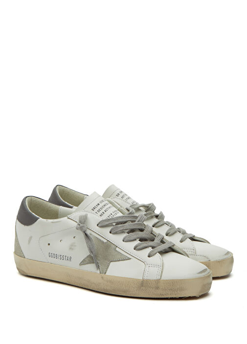 Golden Goose Golden Goose Beyaz Füme Sstar Kadın Deri Kemer Sneaker | Beymen Beyaz Füme - 3. görsel
