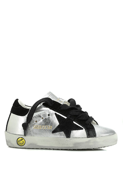 GOLDEN GOOSE - Baskets Homme Superstar Cuir Blanc Marron Noir