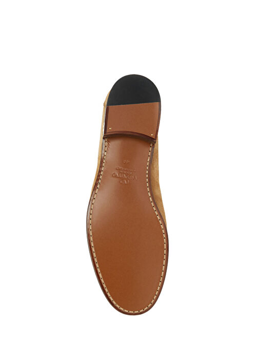 Valentino Garavani Açık Kahverengi Valentino Garavani Süet Erkek Loafer