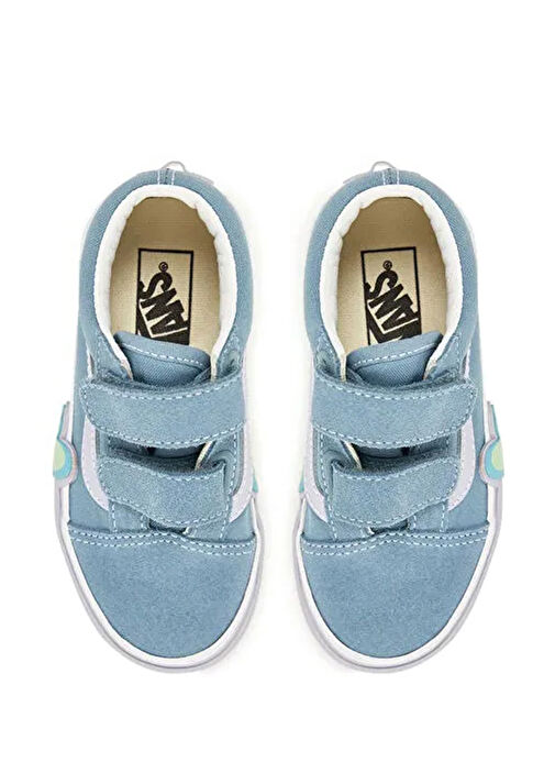 Old Skool V Heart Pembe Süet Unisex Çocuk Sneaker - Görsel 5