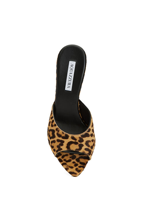 Leopar Kadın Deri Terlik - Görsel 5