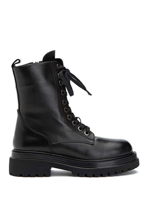 Siyah Kadın Deri Bot - Görsel 2