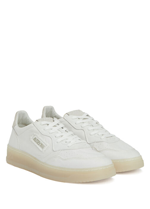 Beyaz Erkek Kanvas Sneaker - Görsel 3