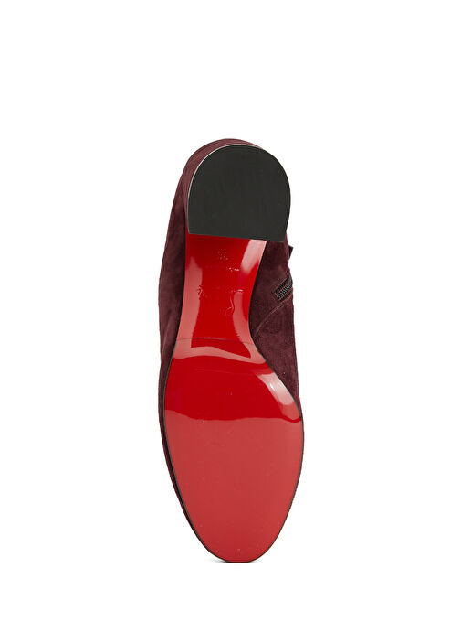 Jane Bordo Kadın Süet Bot - Görsel 6