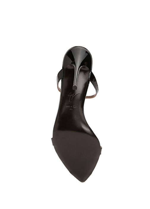 Siyah Kadın Deri Terlik - Görsel 6