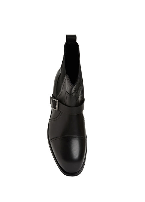 Siyah Erkek Deri Bot - Görsel 5