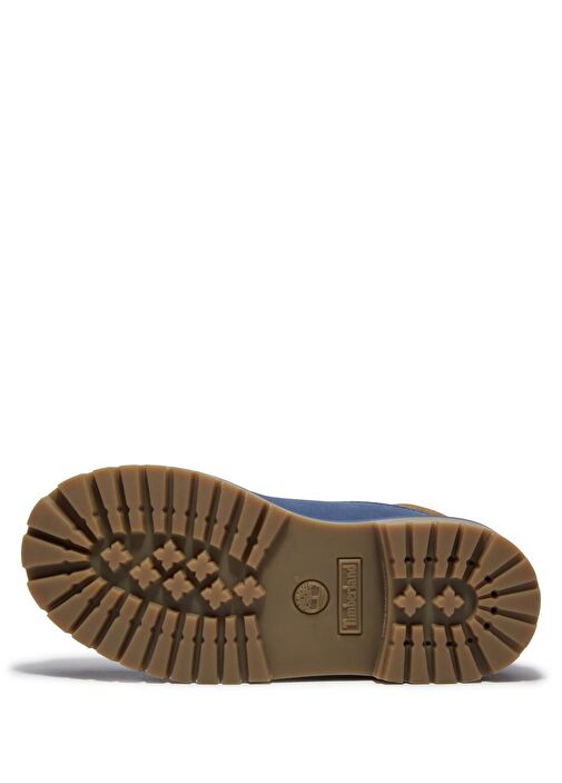 Premium 6 Inch Mavi Çocuk Deri Bot - Görsel 5