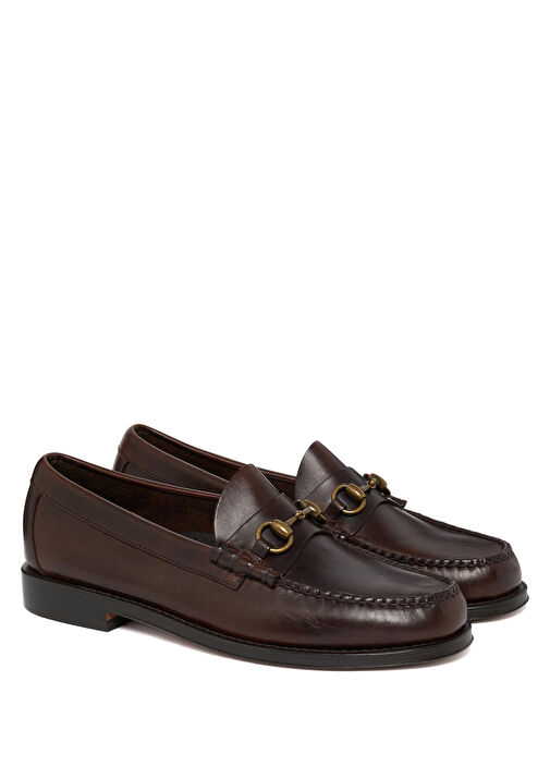 Kahverengi Erkek Deri Loafer - Görsel 3