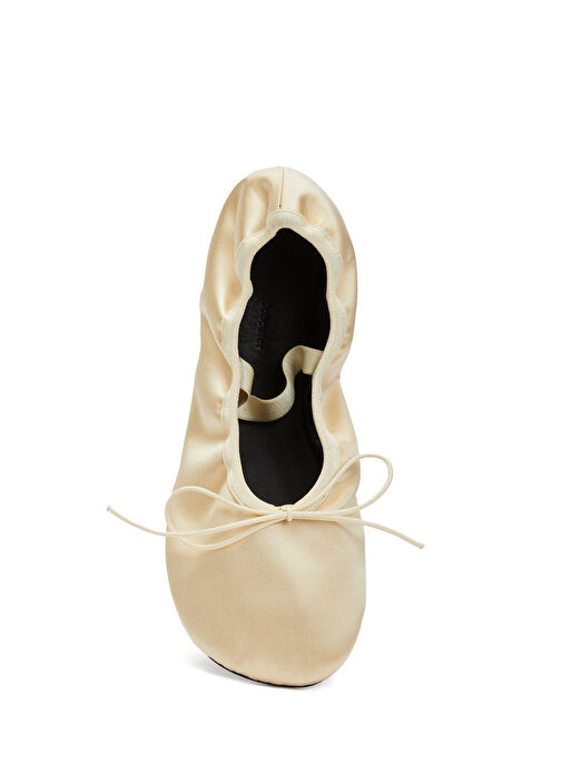 Glove Gold Fiyonk Detaylı Babet - Görsel 5