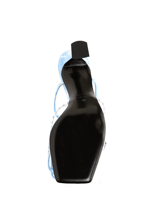 Mavi Desenli Kadın Sandalet - Görsel 6