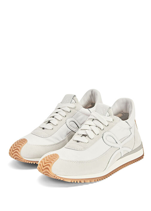 Beyaz Logolu Kadın Sneaker - Görsel 6