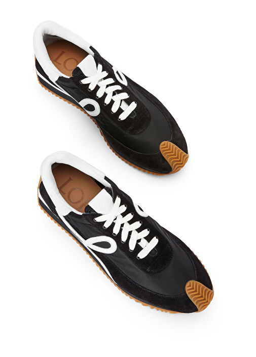 Siyah Logolu Erkek Sneaker - Görsel 4