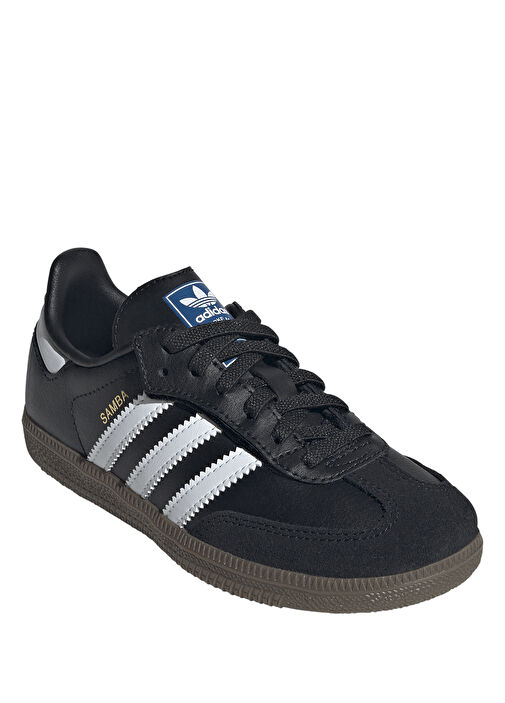 Samba OG Siyah Unisex Çocuk Deri Sneaker - Görsel 3