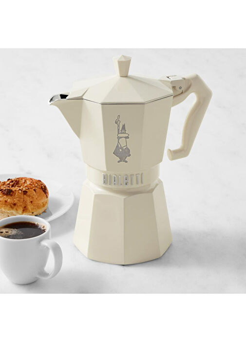 Bialetti - Moka Express Exclusive Krem 6 Cup Moka Pot - Krem