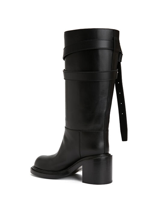 Siyah Kadın Deri Çizme - Görsel 4