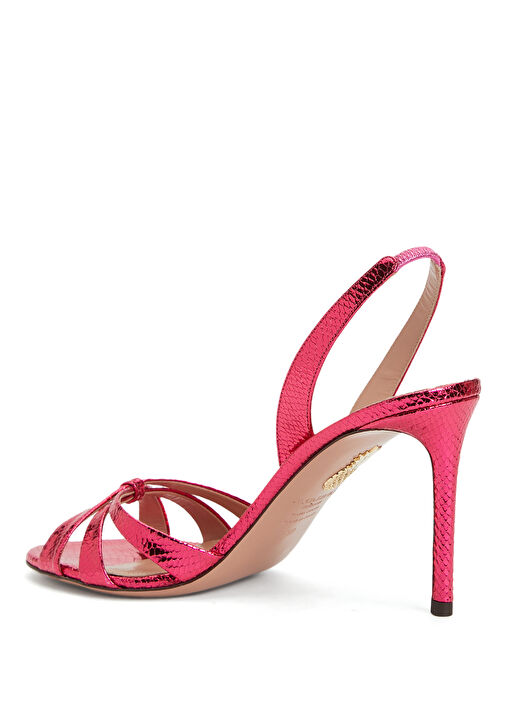 Tati Bordo Kadın Deri Sandalet - Görsel 4