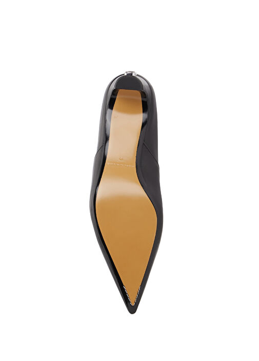 The Mel Siyah Kadın Deri Çizme - Görsel 6