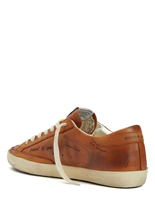 Super-Star Taba Erkek Deri Sneaker - Görsel 4