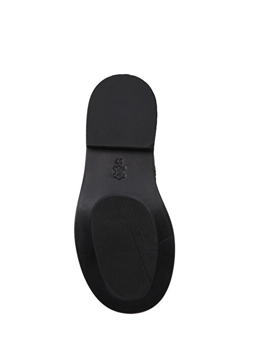 Koyu Kahverengi Kadın Deri Postal Bot - Görsel 6