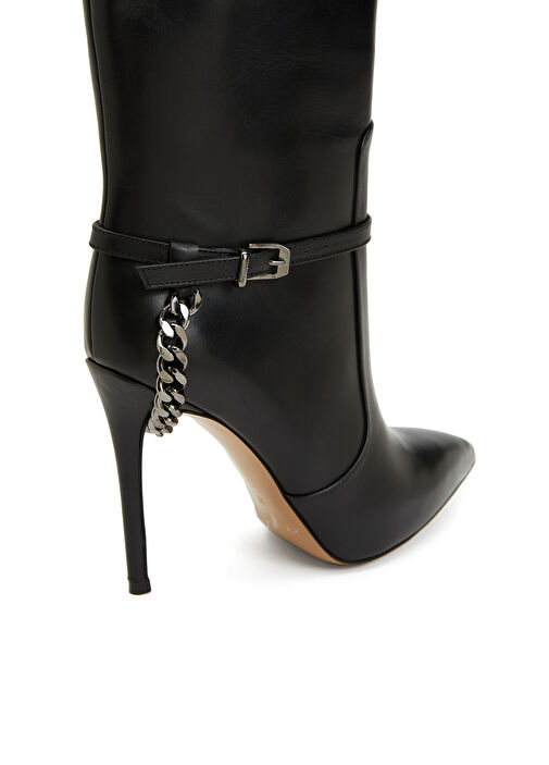 Network Network Siyah Kadın Deri Çizme Beymen'de! Siyah - 7. görsel