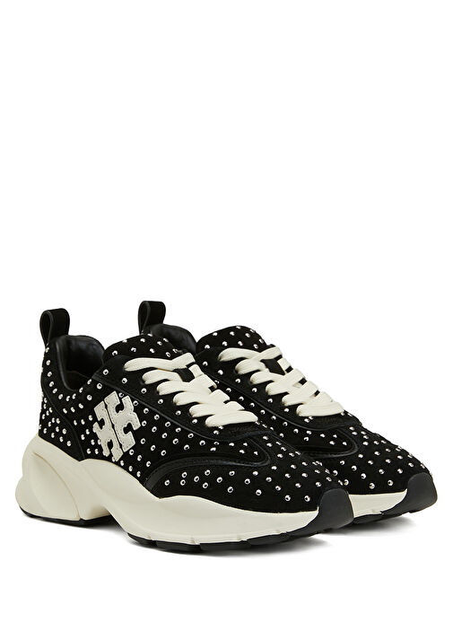 Good Luck Siyah Silver Kadın Deri Sneaker - Görsel 3