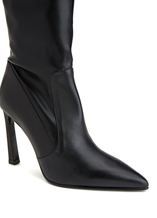 Siyah Kadın Deri Çizme - Görsel 13