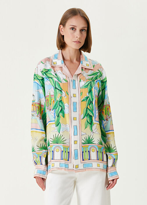 Casablanca - Patterned Silk Shirt