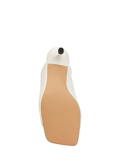 Beyaz Kadın Terlik - Görsel 6