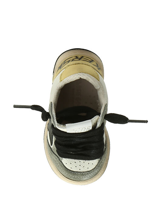 Ball Star Beyaz Unisex Çocuk Deri Sneaker - Görsel 4