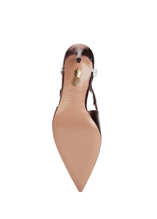 Artiste Bordo Deri Topuklu Ayakkabı - Görsel 6