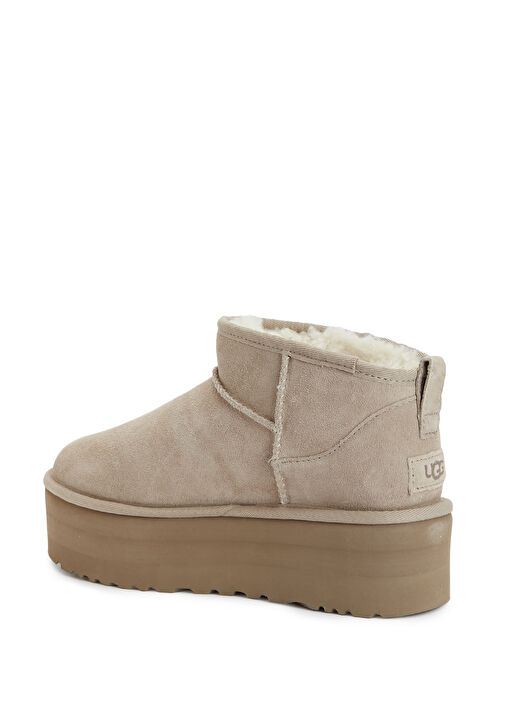 Classic Ultra Mini Platform Kadın Deri Bot - Görsel 4