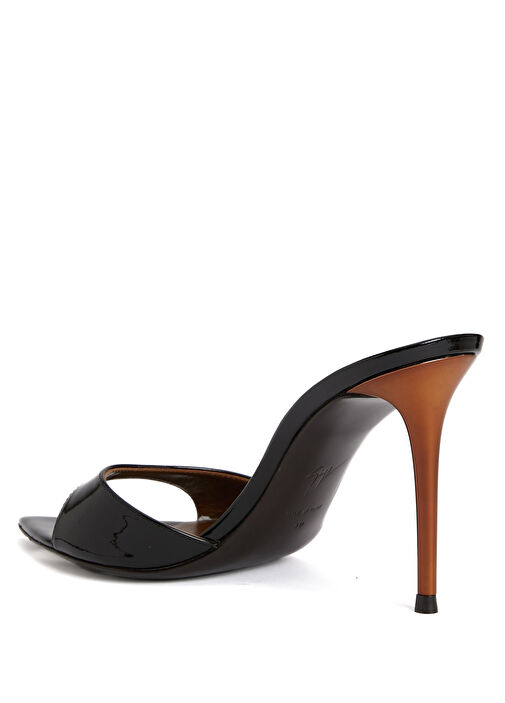 Siyah Kadın Deri Terlik - Görsel 4