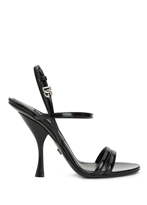 Siyah Kadın Deri Sandalet - Görsel 2