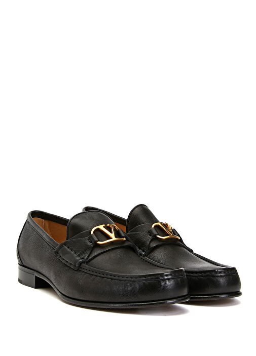 Siyah Erkek Deri Loafer - Görsel 3