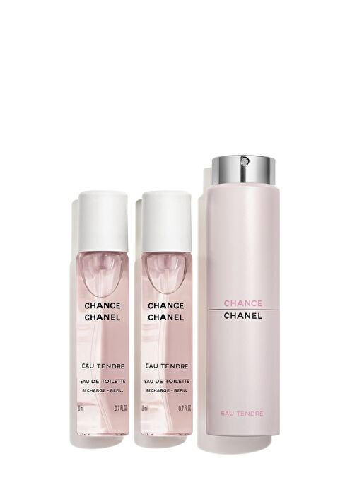 CHANEL CHANCE Eau Tendre 3本セット シャネル CHANEL - Chance Eau Tendre Edt Twist Spray 3X20M - Renksiz