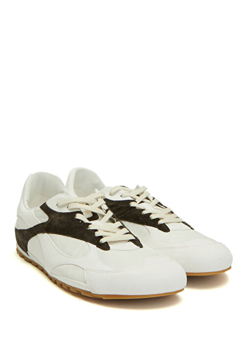 Bottega Veneta Kahve Beyaz Bottega Veneta Deri Erkek Sneaker