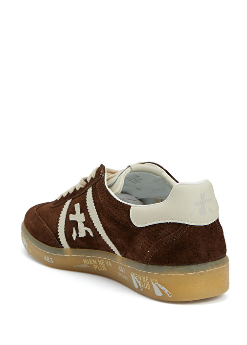Bonnie Kahverengi Erkek Deri Sneaker - Görsel 4