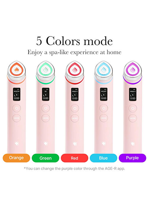 Medicube - AGE-R Booster Pro PINK 4 Farklı Modlu Kore Cam Cilt