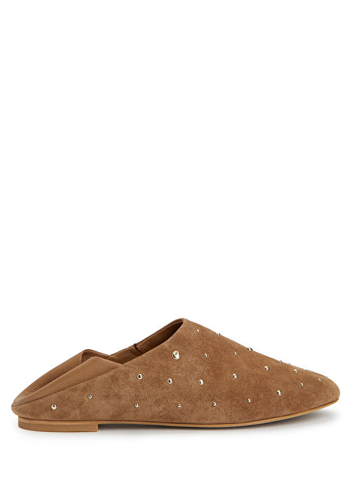 Tütün Kadın Deri Babet - Görsel 2