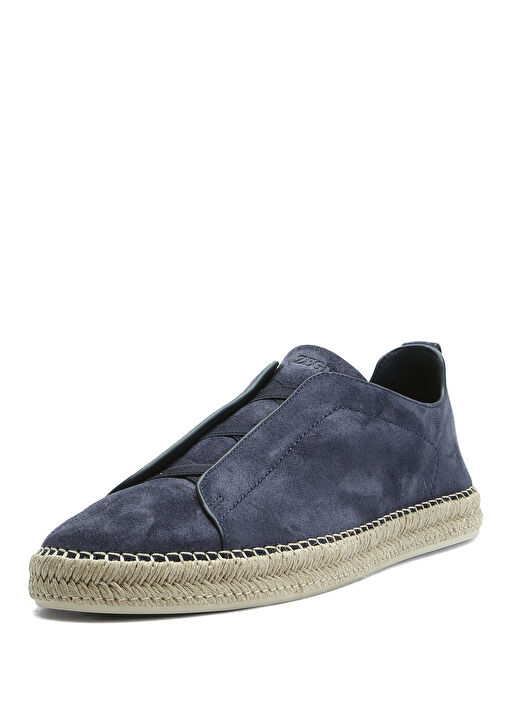 Lacivert Erkek Süet Sneaker - Görsel 3