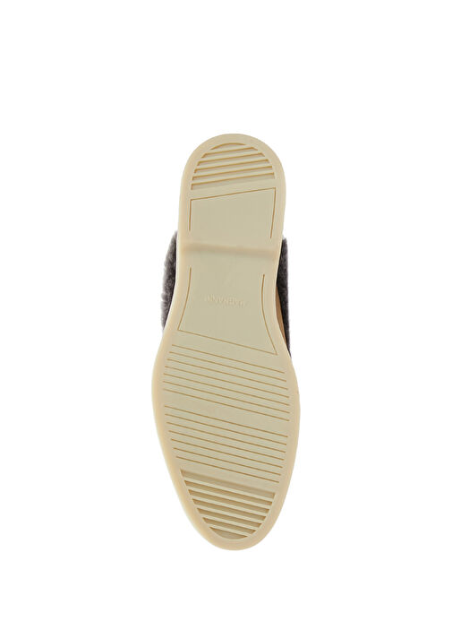 Bej Kadın Deri Terlik - Görsel 6