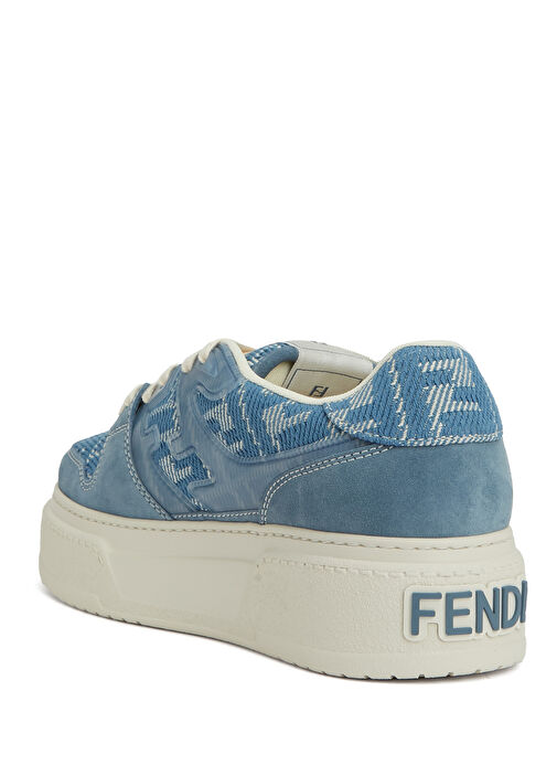 Mavi Kadın Deri Sneaker - Görsel 4