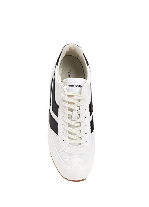 Mick Siyah Beyaz Erkek Deri Sneaker - Görsel 5