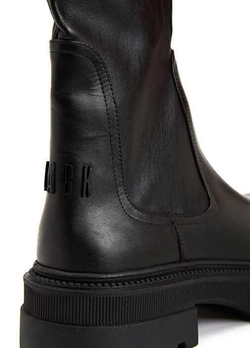 Divarese Divarese Siyah Kadın Deri Çizme Bot | Beymen Siyah - 7. görsel